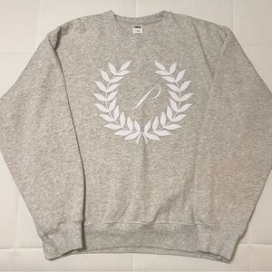 PINK Victoria's Secret Light Gray Crewneck Sweater